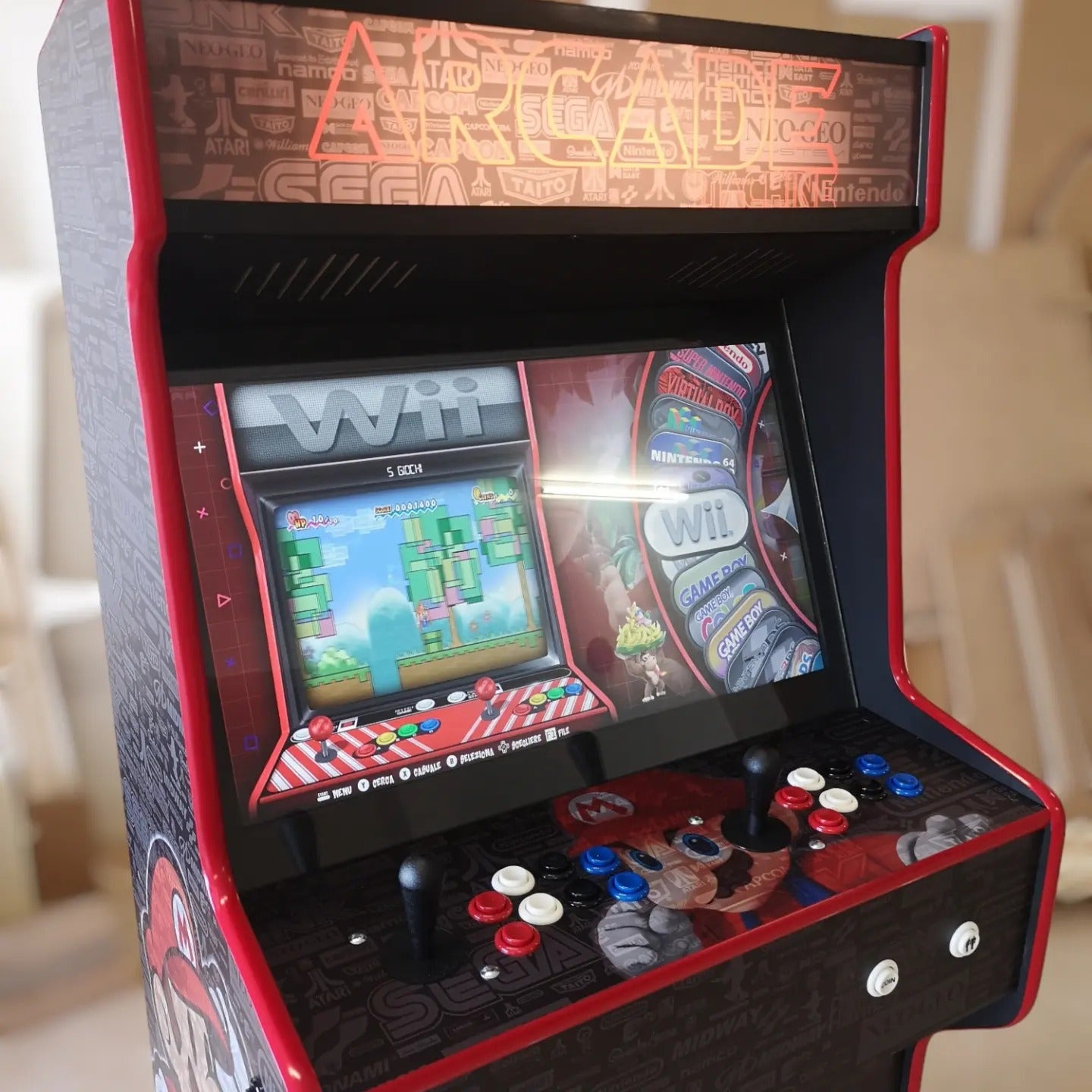 Cabinato Arcade multigame Gold Plus